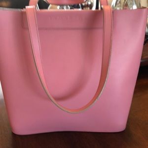Lamarthe from France Pink leather Tote
